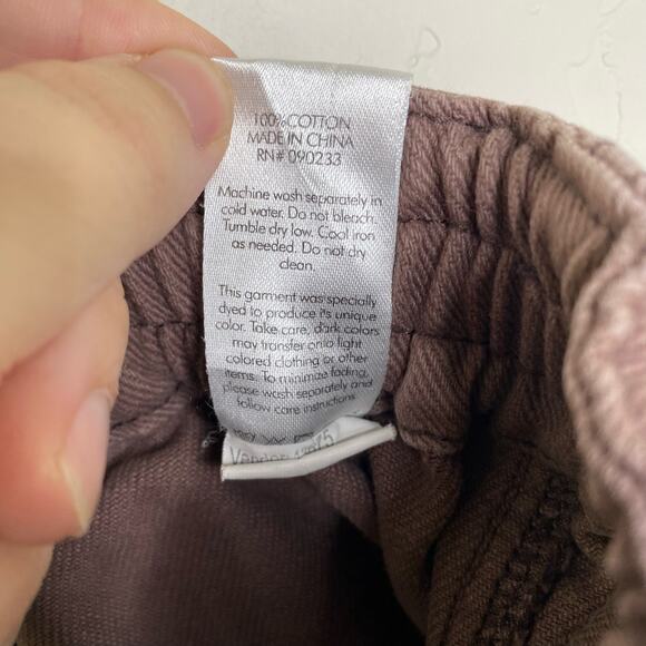 PacSun Brown Paper Bag Elastic Waist Cargo Pants Large - Picture 7 of 11